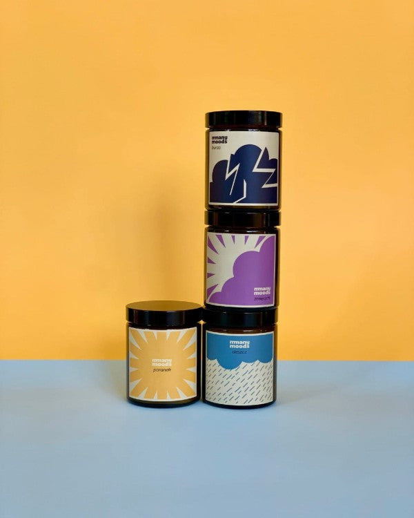 ZAPACHY NIEBA – zestaw czterech świec sojowych (4x180 ml)