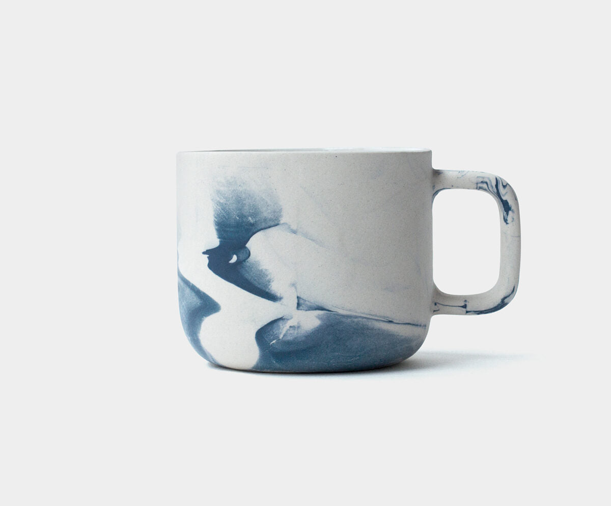 Duży kubek Baltica Blue – Hadaki – ceramiczny kubek handmade Hadaki
