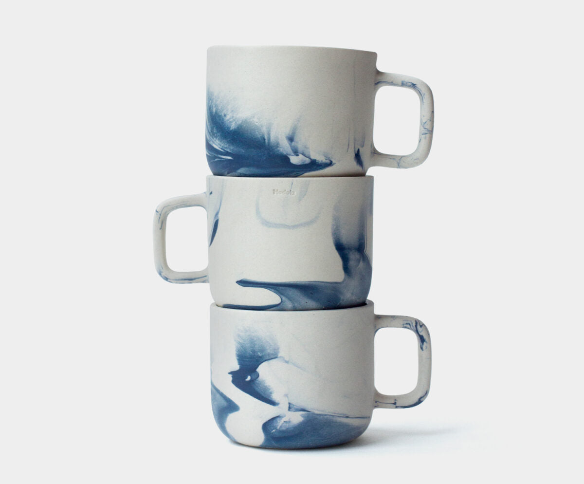 Duży kubek Baltica Blue – Hadaki – ceramiczny kubek handmade Hadaki