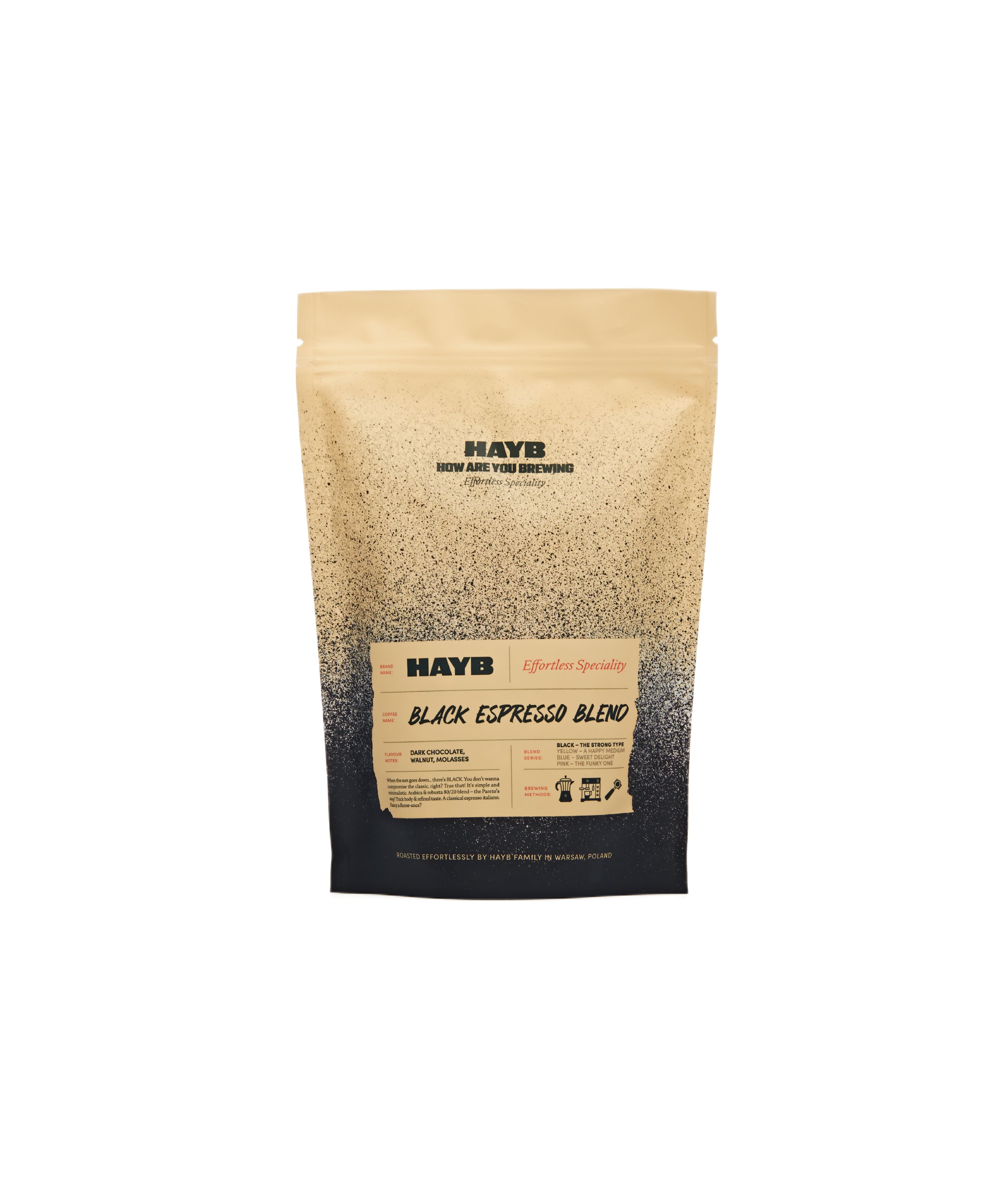 Black Espresso Blend – HAYB Coffee (250 g, kawa ziarnista)