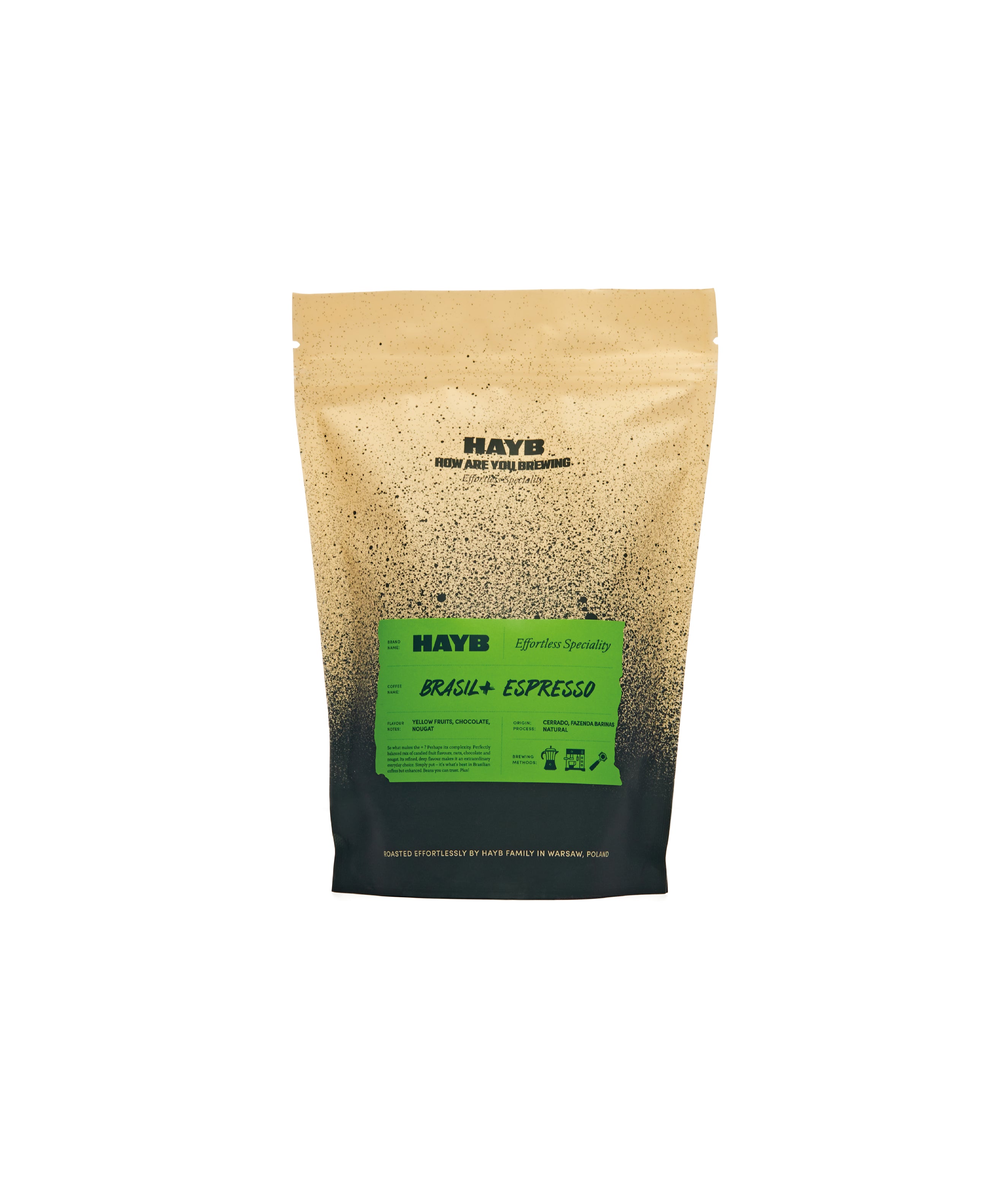 Brasil Plus Espresso – HAYB Coffee (250 g, kawa ziarnista)