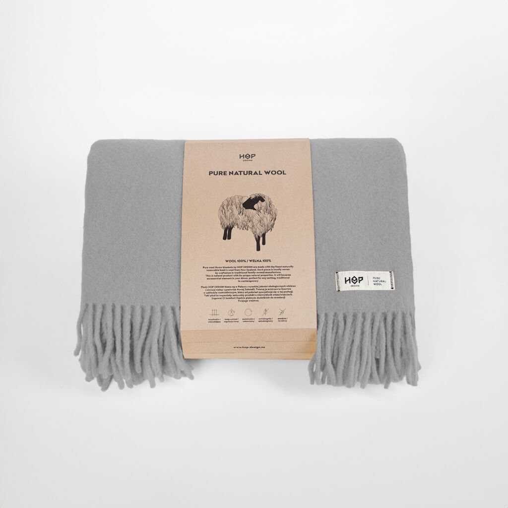 Koc YETI szary ziemisty – Hop Design, aranżacja