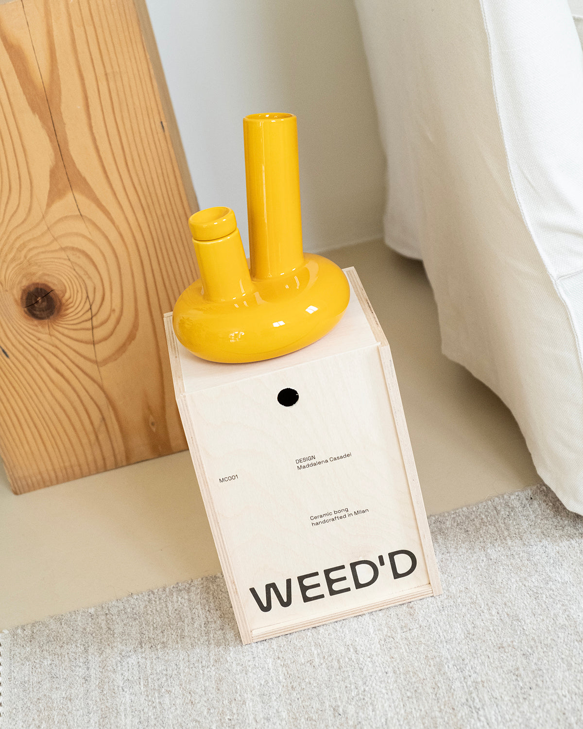Ceramiczna fajka wodna Ochre - Weed'd