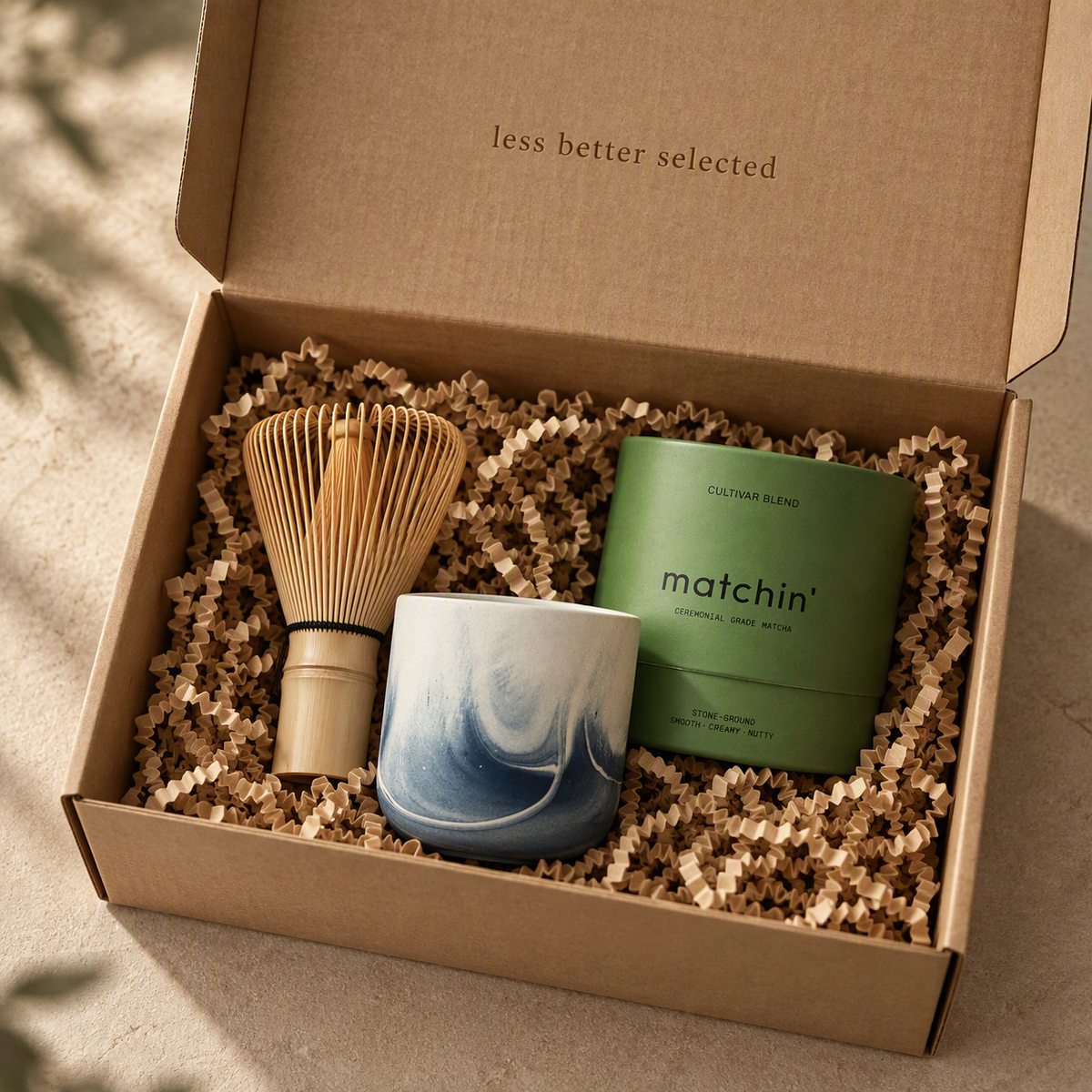 Zestaw Matcha Starter — mini kubek, matcha i chasen — The Selected