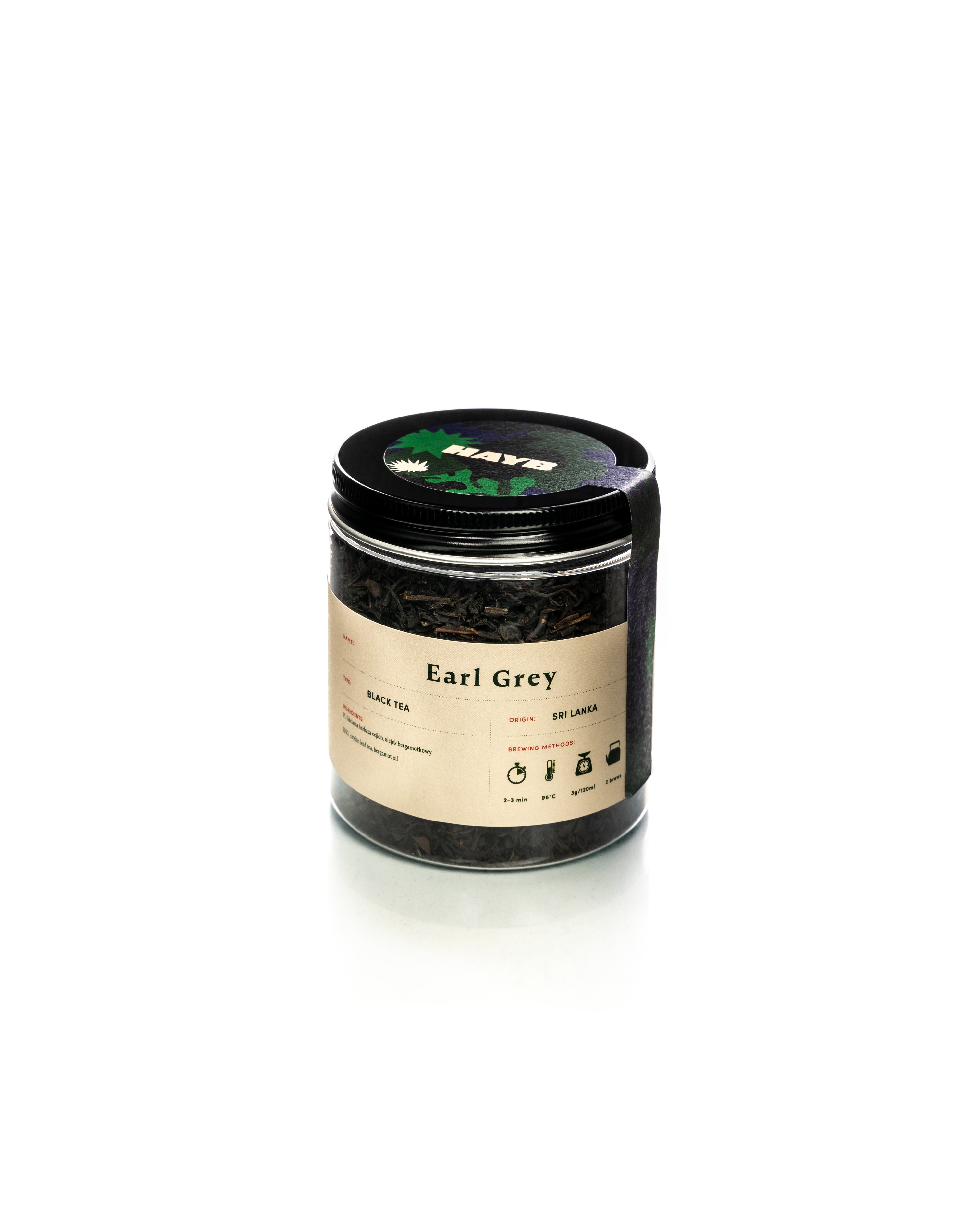 Herbata Czarna Earl Grey – liściasta (70 g)