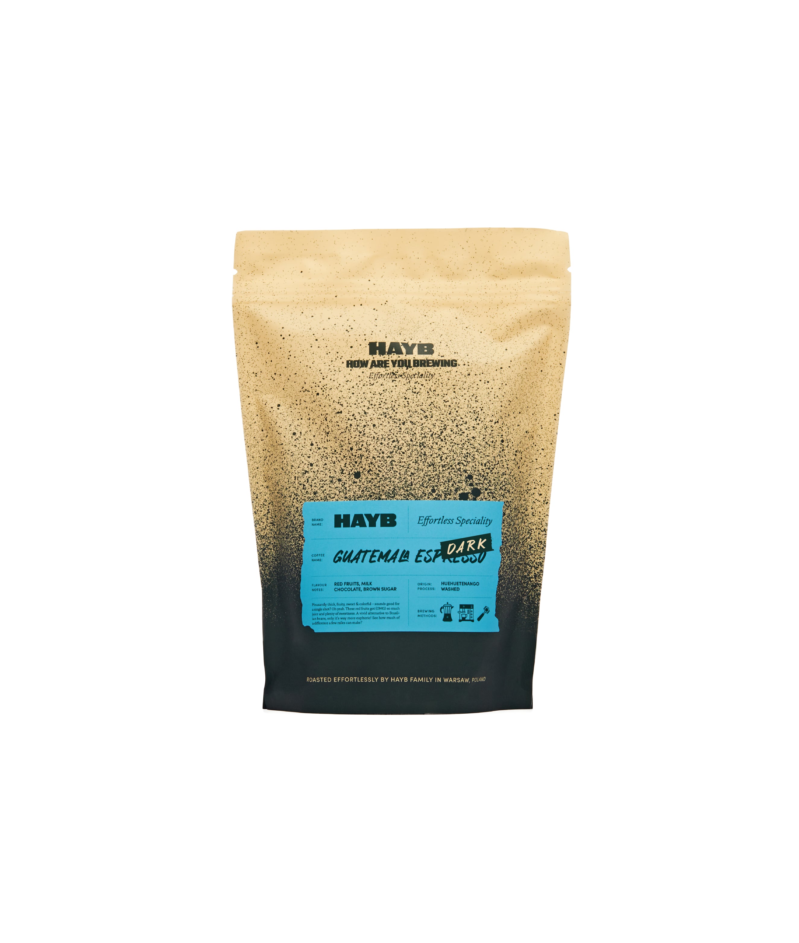 Guatemala Espresso DARK – HAYB Coffee (250 g, kawa ziarnista)