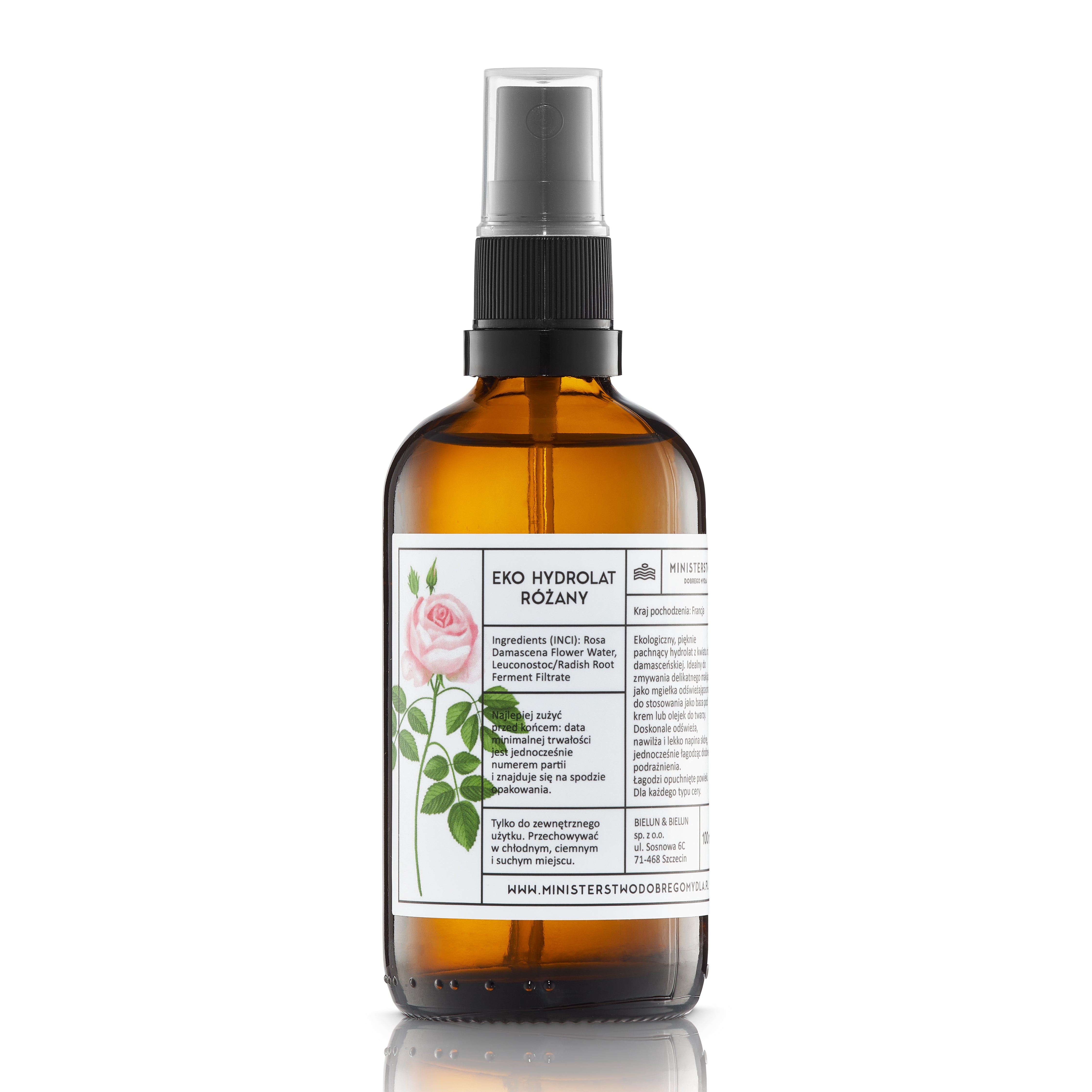 Róża – hydrolat ekologiczny 100 ml