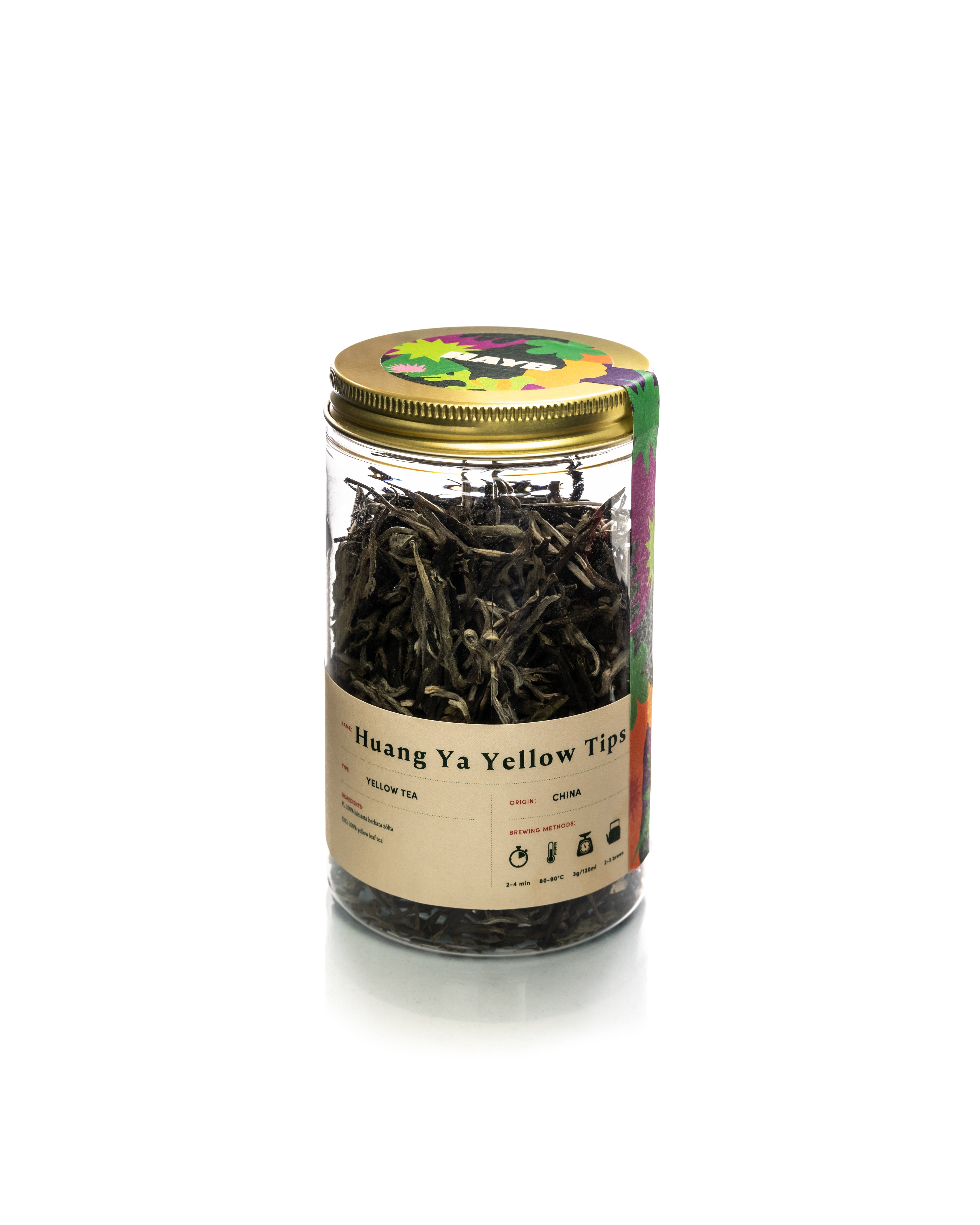 Herbata Żółta Huang Ya Yellow Tips PREMIUM – liściasta (35 g)