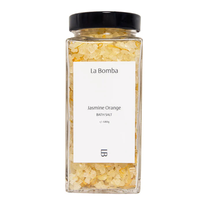 Jasmine Orange Bath Salt, sól do kąpieli – naturalna sól do kąpieli La Bomba