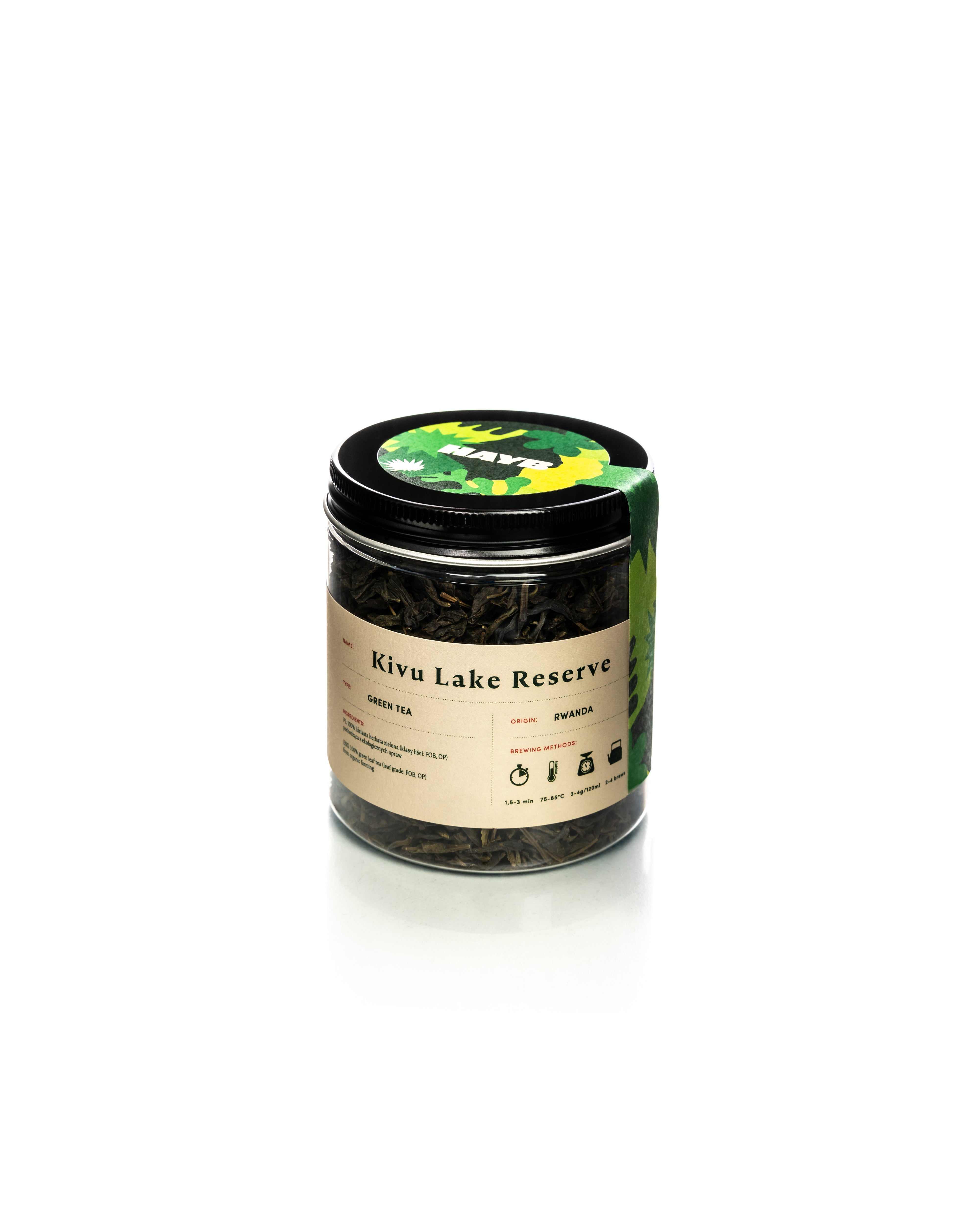 Herbata Zielona Kivu Lake Reserve – liściasta (70 g)