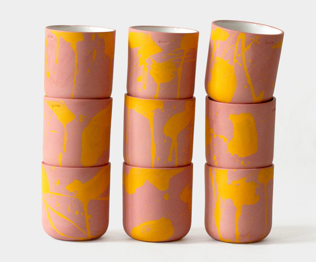 Kubek Splash Pink – Hadaki – ceramiczny kubek handmade Hadaki