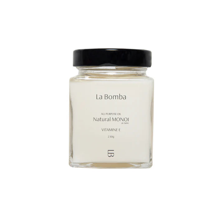 Naturalny olej do ciała La Bomba – NATURAL MONOI Vitamine E – pielęgnacja skóry premium La Bomba
