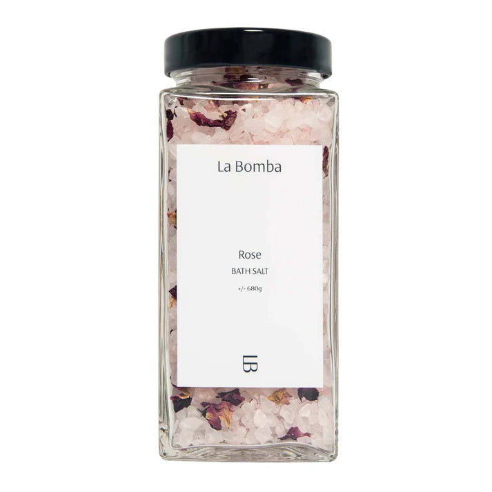Rose Bath Salt, sól do kąpieli – naturalna sól do kąpieli La Bomba