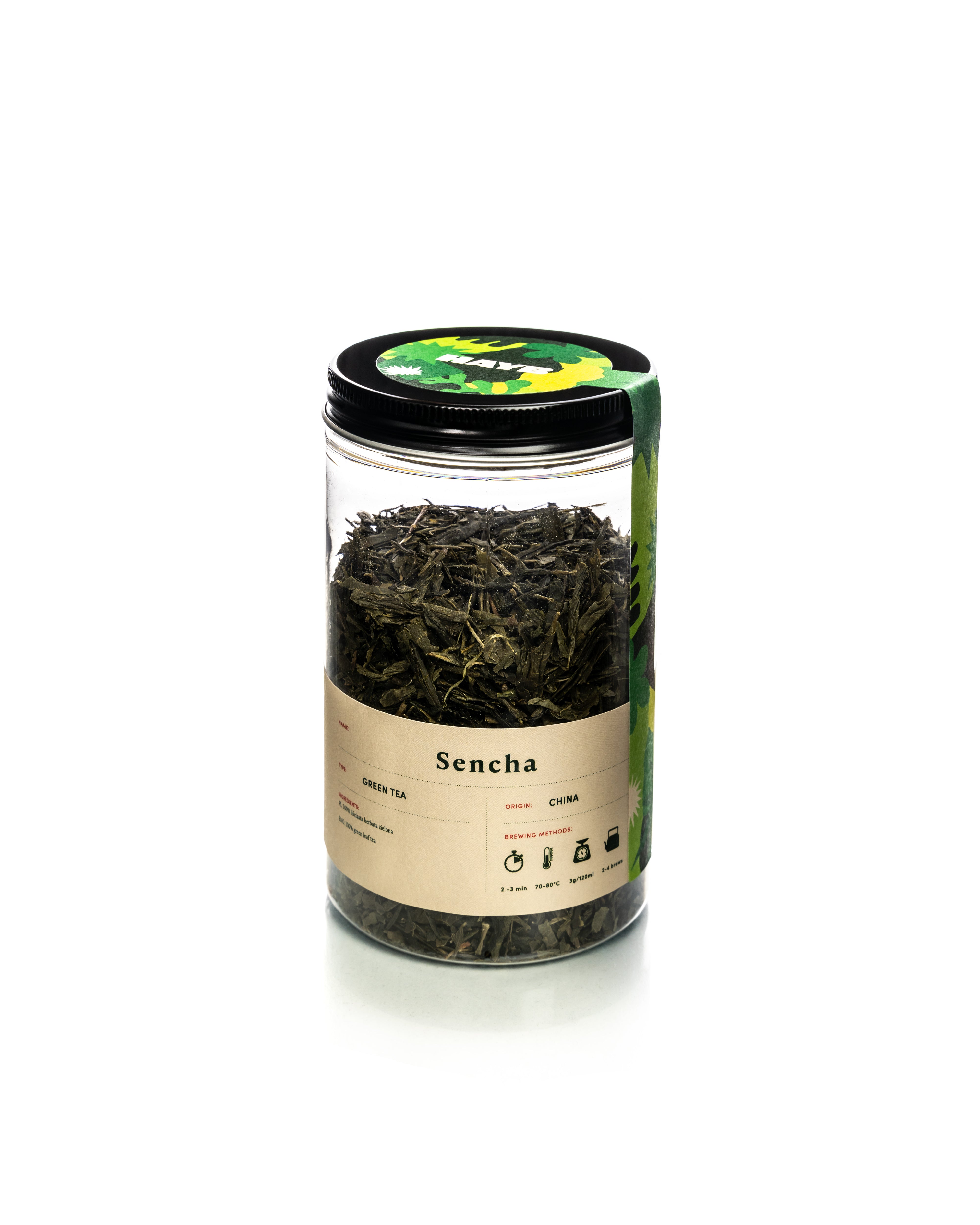 Herbata Zielona Sencha – liściasta (70 g)