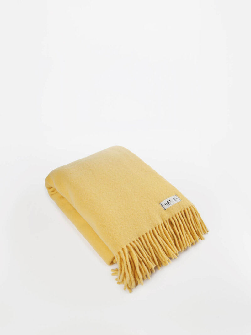 Koc YETI – Hop Design (żółty pastelowy)
