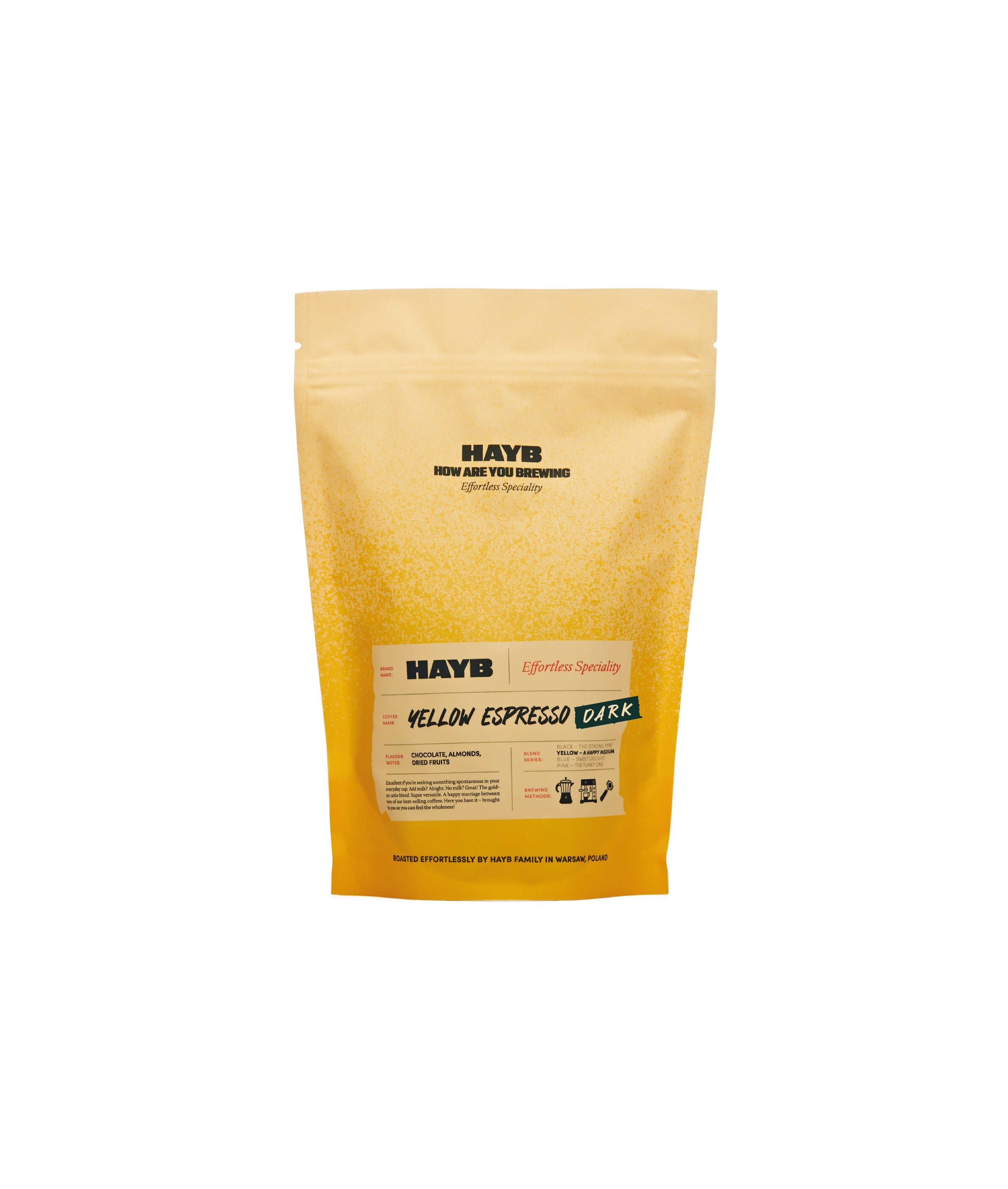 Yellow Espresso DARK Blend – HAYB Coffee (250 g, kawa ziarnista)