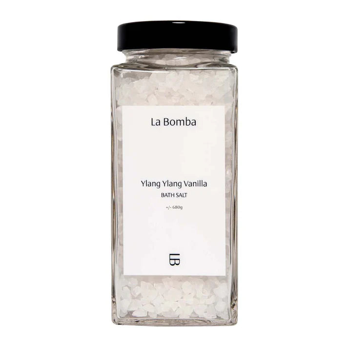 Ylang-Ylang Vanilla Bath Salt, sól do kąpieli – naturalna sól do kąpieli La Bomba