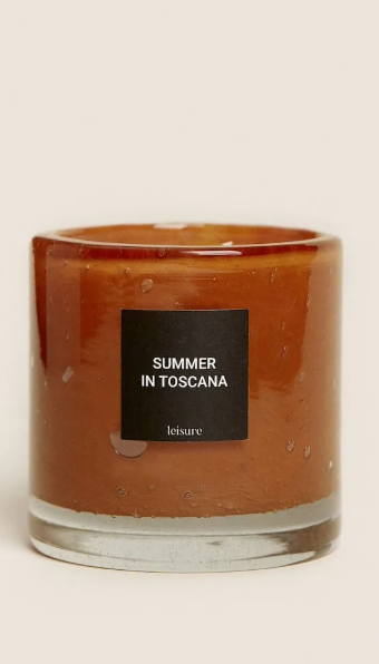 Świeca zapachowa Summer in Toscana | Owocowa, cytrusowa, ręcznie robiona