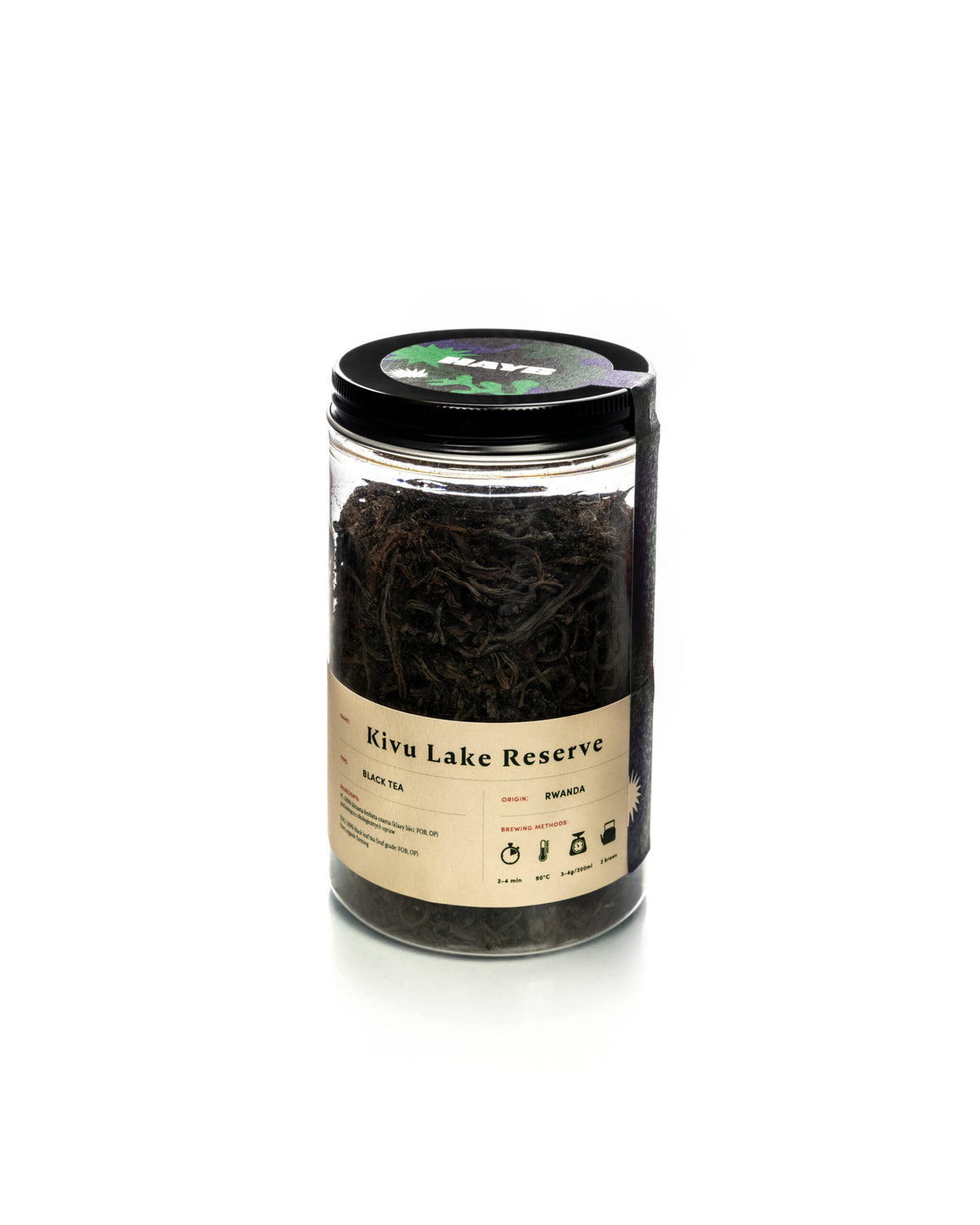 Herbata Czarna Kivu Lake Reserve – liściasta (70 g) — HAYB