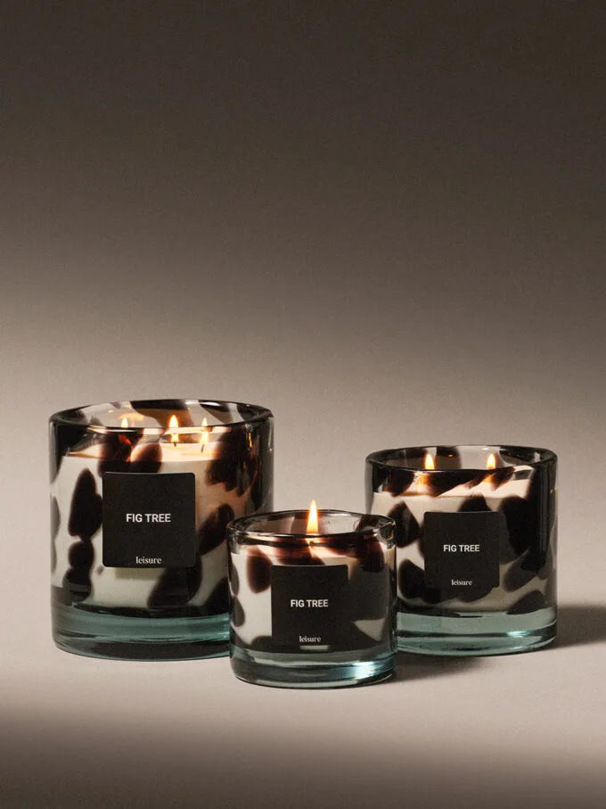 Świeca zapachowa Fig Tree – Graphic Nature | Zielona, drzewna, ręcznie robiona