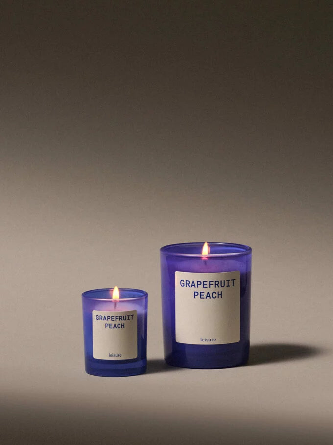 Świeca zapachowa Grapefruit & Peach – Solar Optimism | Owocowa, cytrusowa, ręcznie robiona