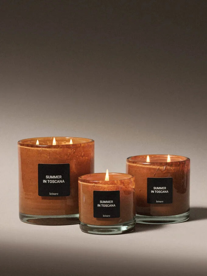 Świeca zapachowa Summer in Toscana | Owocowa, cytrusowa, ręcznie robiona