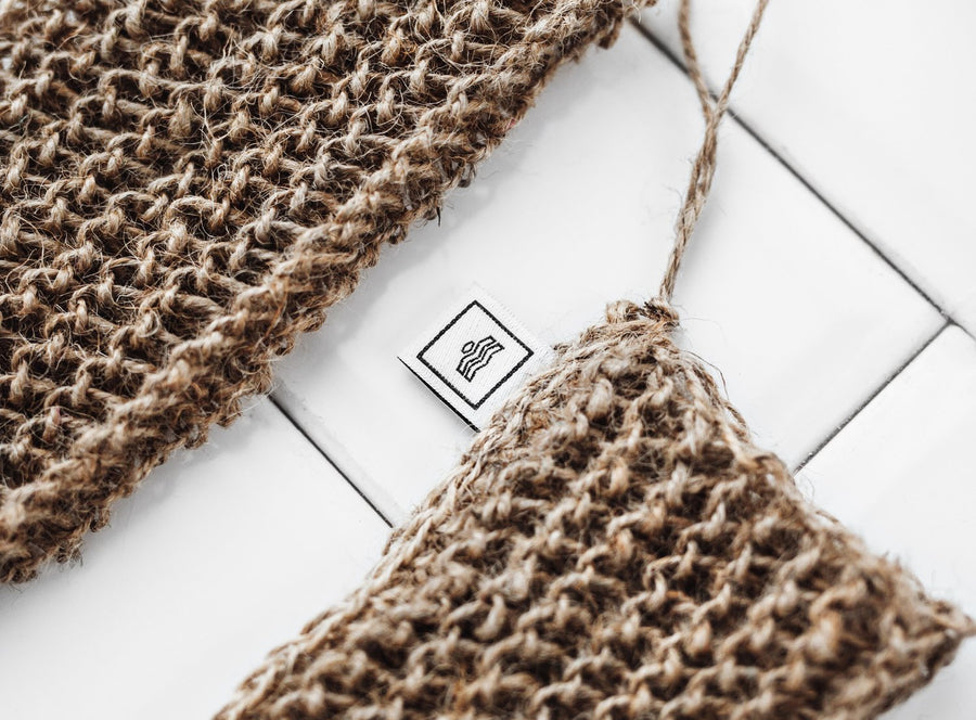 Rękawica konopno-jutowa do masażu i pielęgnacji ciała