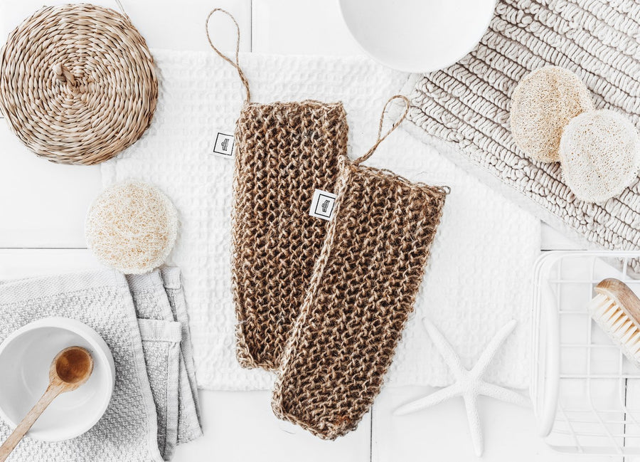 Rękawica konopno-jutowa do masażu i pielęgnacji ciała