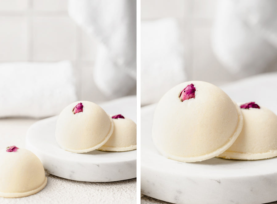 Róża–Malina – półkula kąpielowa 60g