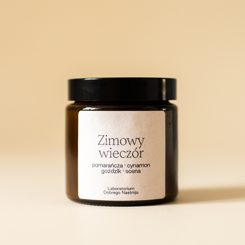 Świeca sojowa Zimowy Wieczór – Resinous Warmth | Korzenna, cytrusowa, naturalna